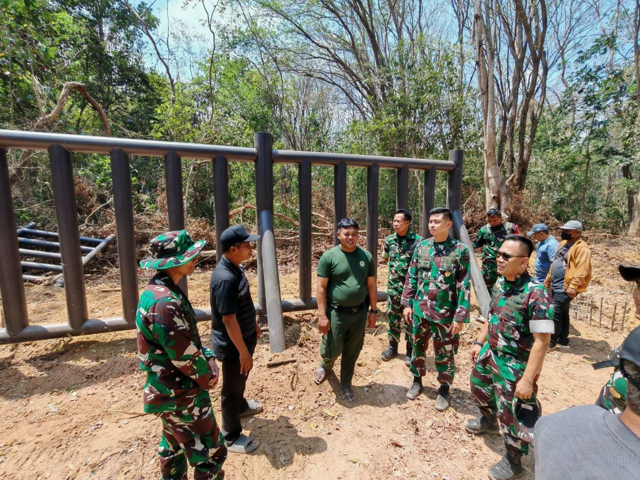 Perwira siswa Seskoad tinjau lokasi kebakaran hutan dan lahan karhutla di Taman Nasional Way Kambas Lampung