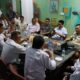 Pengurus PWI Kepri menjamu kedatangan Gubenrur Kepri, Ansar Ahmad di Graha PWI Kepri, Sabtu (3/10/2026).