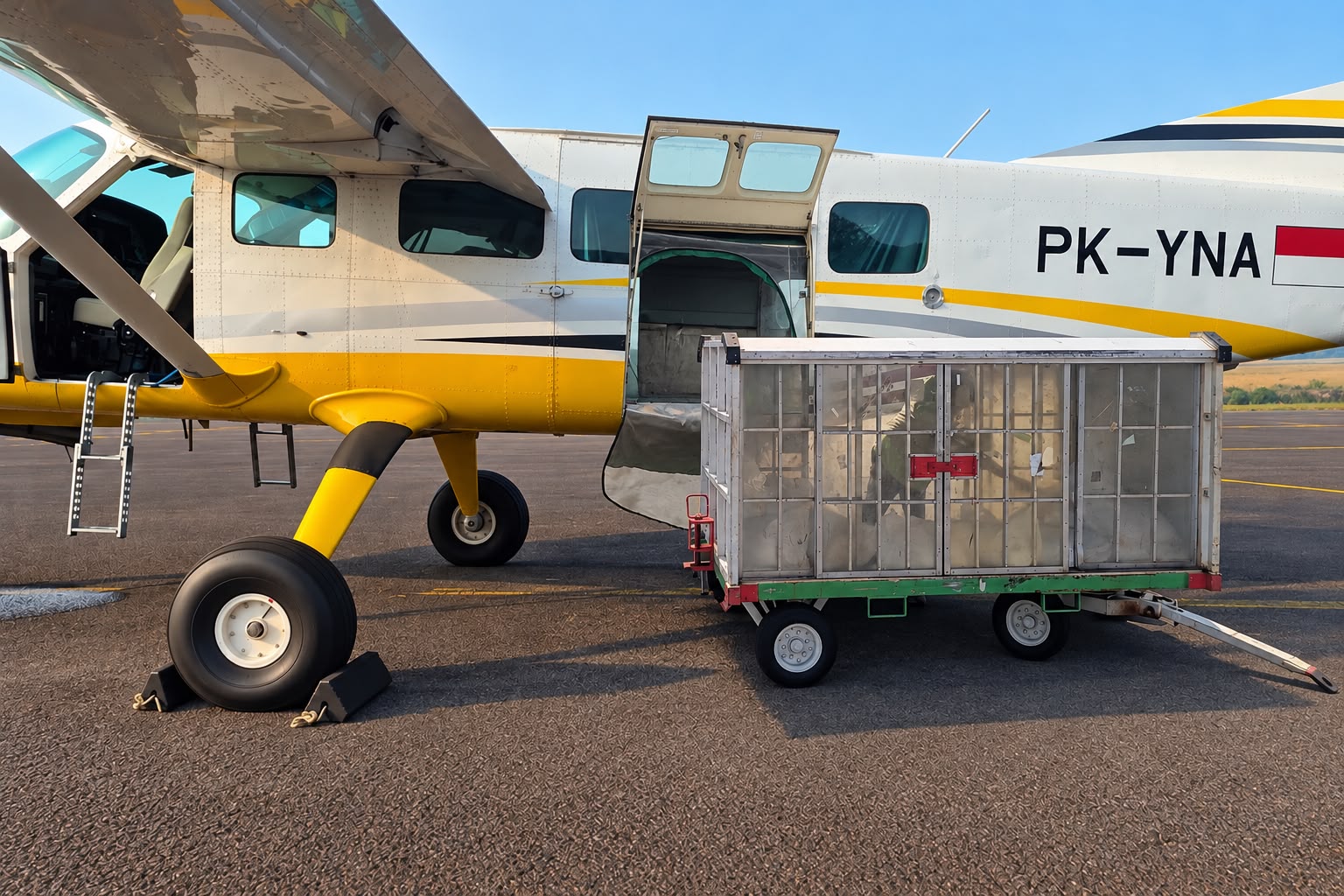 Pesawat Cessna untuk Operasi Modifikasi Cuaca BP Batam amankan air baku waduk.