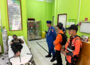 Kondisi Bachtiar nelayan Anambas yang selamat usai bertahan hidup 5 hari terombang-ambing di laut saat dievakuasi tim SAR Natuna.