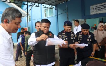 Barang bukti kotak benih lobster hasil penindakan Bareskrim Polri di BPBL Batam