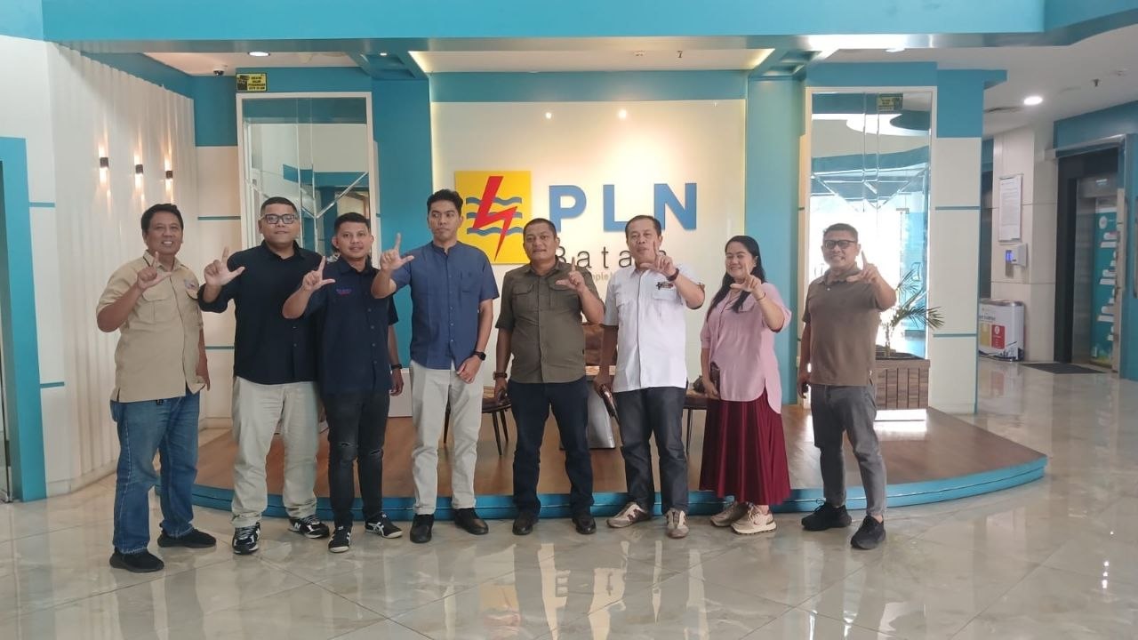 Manajemen PLN Batam silaturahmi dengan Pengurus Serikat Media Siber Indonesia (SMSI) Provinsi Kepulauan Riau di Kantor PLN Batam, Batam Center, Selasa (29/9/2026).