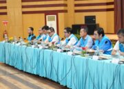 Dirut PLN Batam Kwin Fo menyampaikan kronologi, skema kompensasi, dan temuan evaluasi blackout Batam-Bintan dalam konferensi pers.