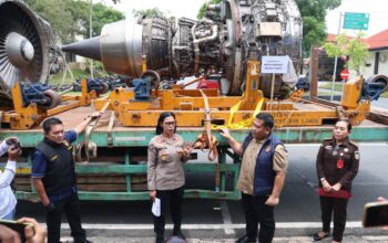 Polda Kepri Gagalkan Penyelundupan 3 Mesin Pesawat Bekas dari Singapura senilai Rp30 Miliar