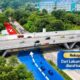 Peta pengalihan arus lalu lintas penutupan Jalan Gajah Mada Sei Ladi Batam Centre ke Tiban