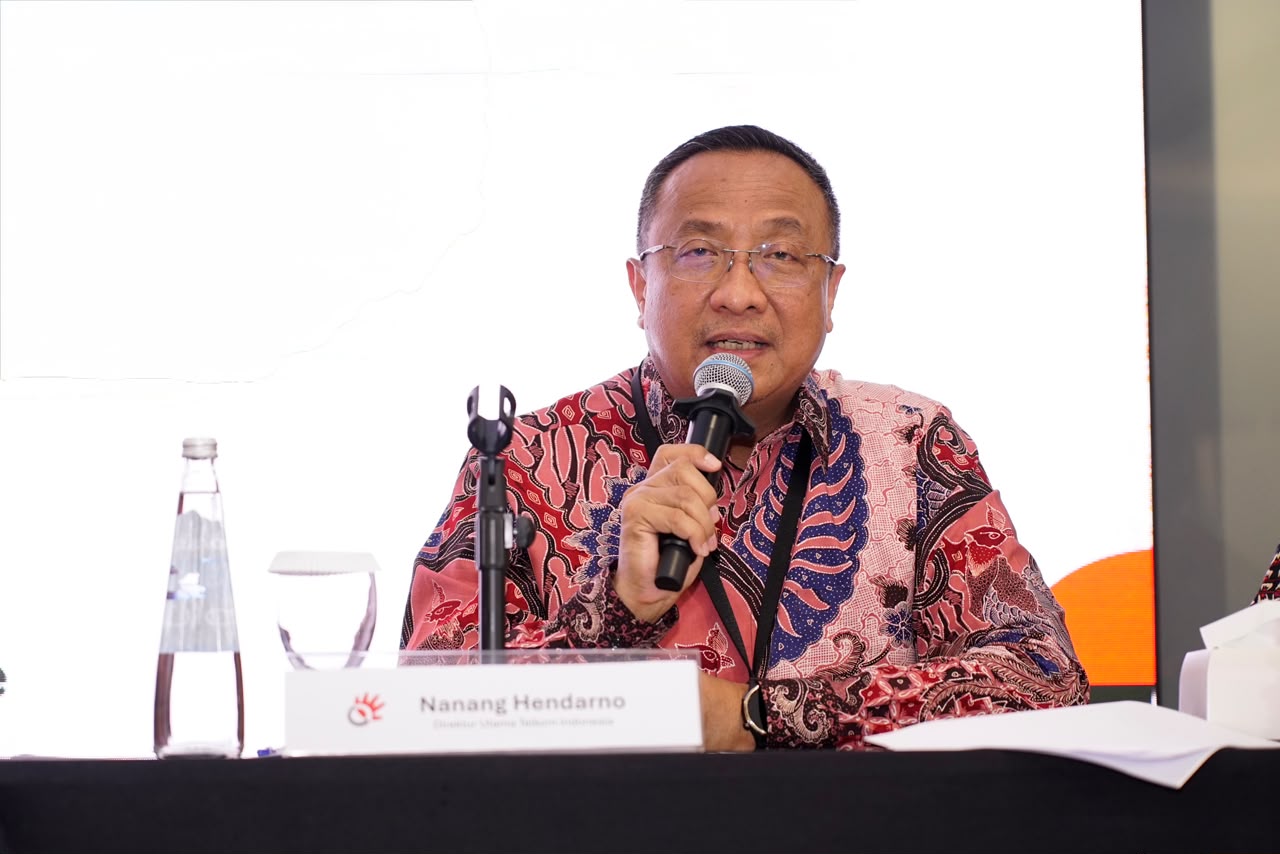 Direktur Utama Telkom Nanang Hendarno.